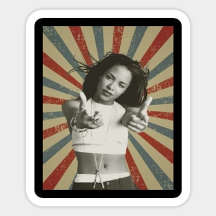 Aaliyah Sticker